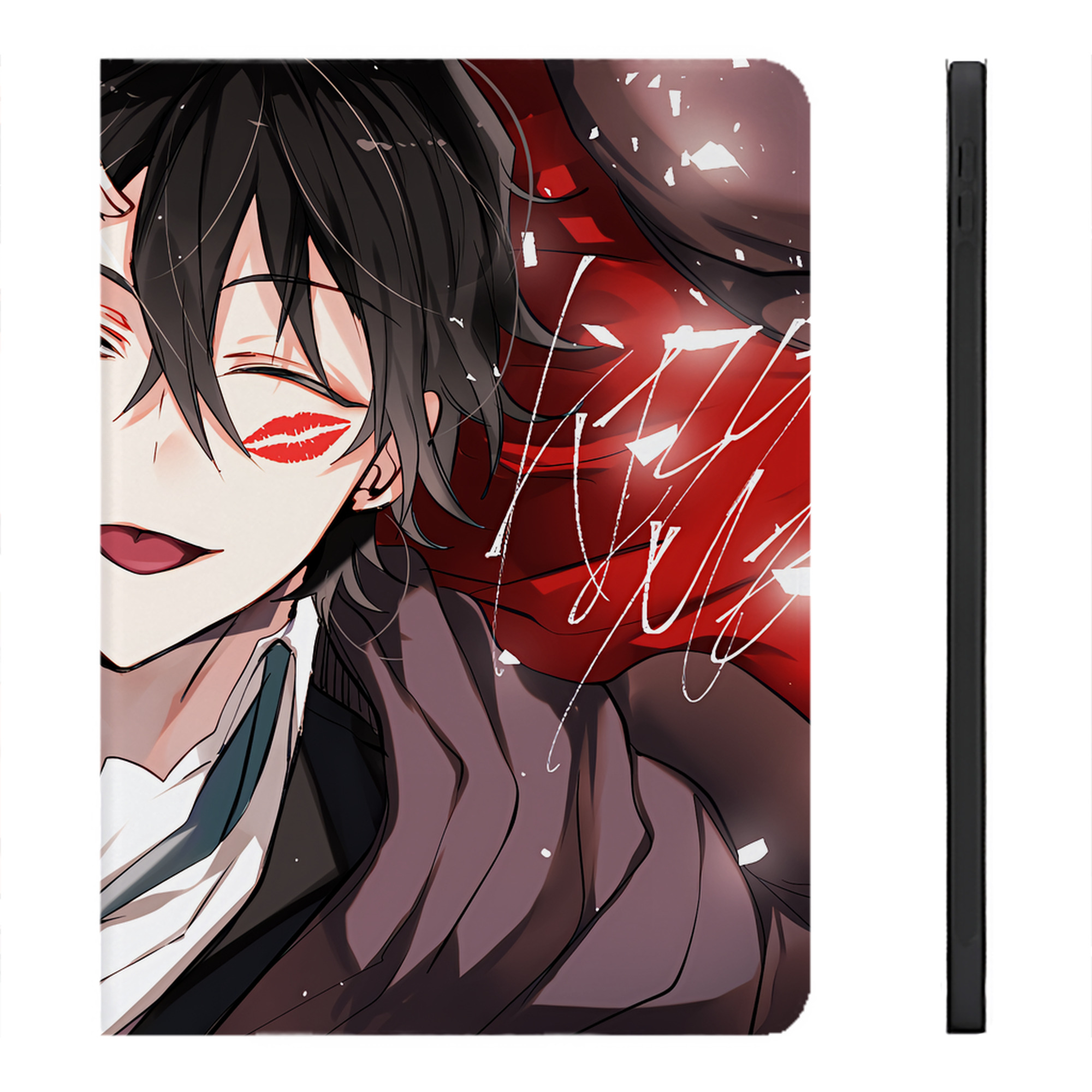 （画像用） 文豪ストレイドッグス Bungo Stray Dogs IPadケース ペンホルダー付き ブックスタイルデザイン